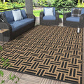 GENIMO Outdoor Rug for Patio Clearance, Lightweight Waterproof RV Camping Mat by GENIMO