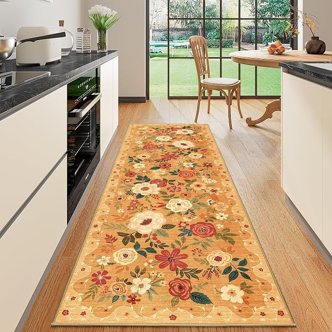 DUKINO Runner Rug, 2.6x8 Kitchen Rug by DUKINO