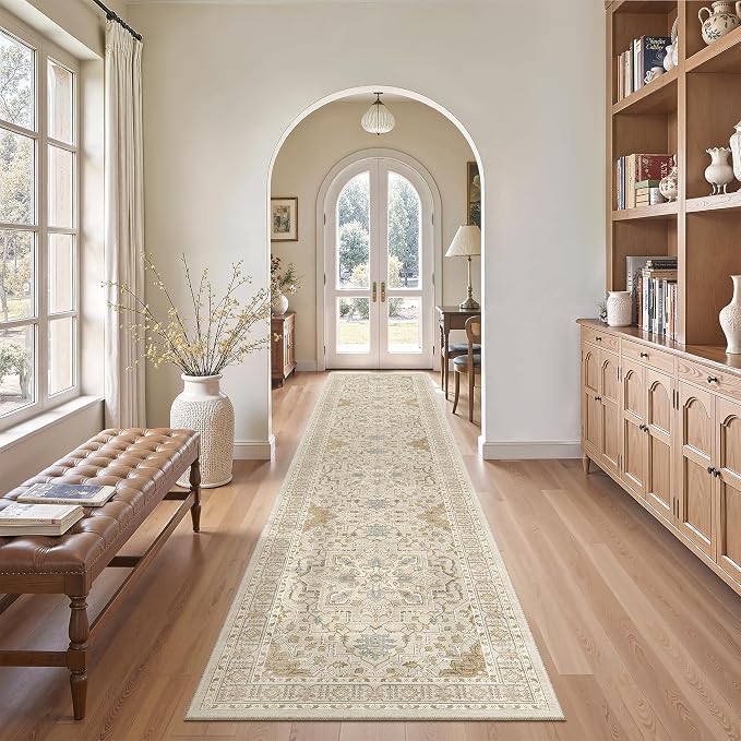 Madane Runner Rugs for Hallway 2x10 Long Washable Non-Slip Hallway Runner Rug - Image 3