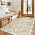 Madane Area Rug 3x5, Entryway Washable Vintage Runners Bedroom Non Slip Indoor - Image 2