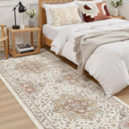 Vintage Hallway Runner Rug 3x8: Large Soft Washable Entryway - Image 3