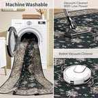 Rugxara 5x7 Area Rugs for Living Room Bedroom, Large Washable Rug, Non Slip & - Image 5