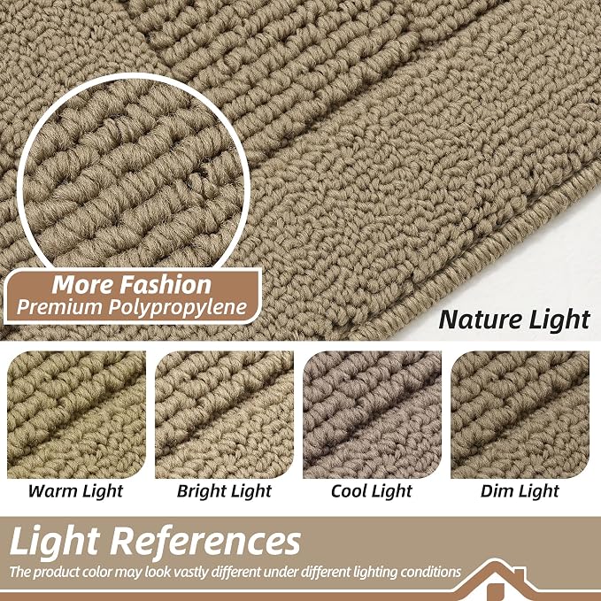 BEQHAUSE Kitchen Rugs Set of 2 Non-Slip Washable Kitchen Mats - Image 8