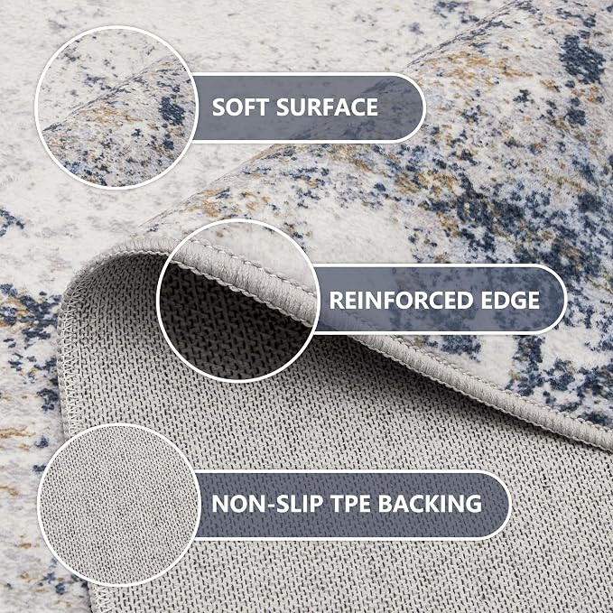 5x8 Washable Area Rugs - Image 6
