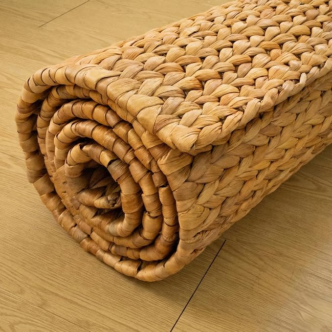 Water Hyacinth Yoga Mat | Non-Slip Exercise & Fitness Mat - Image 8