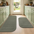 BEQHAUSE Kitchen Rugs Set of 2 Non-Slip Washable Kitchen Mats by BEQHAUSE