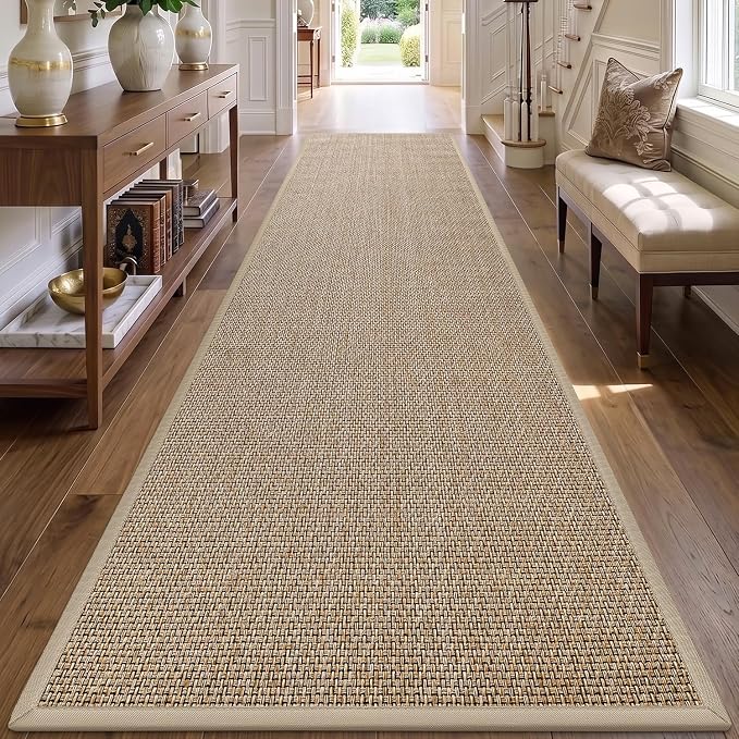 DEX Hallway Runner Rug 2'4''x12, Non Slip Rubber Backing Inside Entryway Carpet by DEXI
