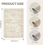 8x10 Area Rugs for Living Room, Non-Slip Backing Large Washable Rug for Nursery - Image 2