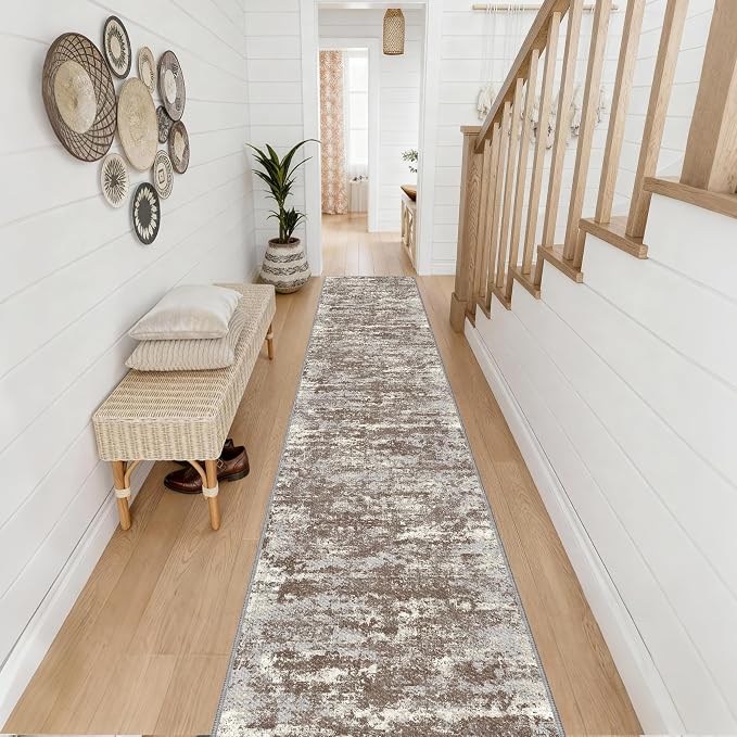 Washable Carpet Runners for Hallway 12ft-Non Slip Floor Runners for Dogs - Image 8