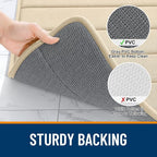 OLANLY Memory Foam Bath Mat 35x24, Super Soft Absorbent Bathroom Rugs, Quick Dry - Image 7