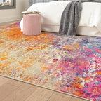 Lahome Modern Abstract Washable 5x7 Area Rugs - Image 6