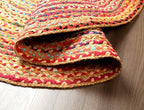 Hausattire Bohemian Braided Rug 5' Round - Image 9
