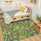 Upgrade Ultra Non Slip Kids Car Rug, Kids Road Playmat Rug - Image 4