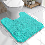 OLANLY Toilet Rugs U-Shaped 20x20, Extra Soft Absorbent Chenille Contour by OLANLY