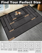 Mibao Front Door Mat Indoor Entrance, Dirt Trapper Welcome Mat - Image 3