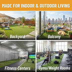 Ottomanson Artificial Turf for Backyard, Training & Outdoor Use 78" x 18' - Image 4