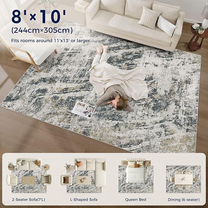 DMOYEST Area Rug Living Room Rugs - Image 4