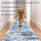 Washable Carpet Runners for Hallway 8ft-Non Slip Floor Runners for Dogs - Image 2