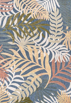 JONATHAN Y Tropics Palm Leaves Indoor Outdoor Area Rug 3x5 Dark Blue/Multi - Image 7