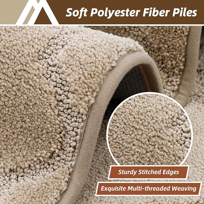 COSY HOMEER Kitchen Rugs 24"x36"/24"x60" Non-Slip Washable Kitchen Mats - Image 3