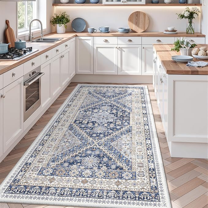 zesthome 4x8 Rug for Bedroom, Wide Runner Rug for Hallway, Non Slip Washable - Image 5