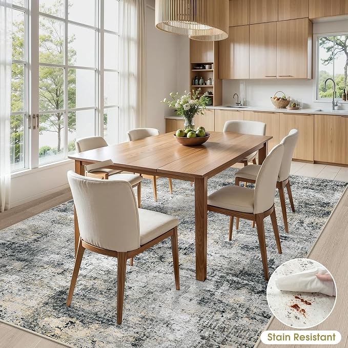 10x14 Area Rugs Living Room Rugs: Large Washable Rug - Image 4