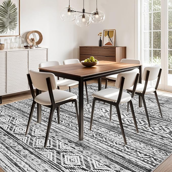 cotiled 10x13 Area Rugs Living Room Rug: Washable Boho Rugs - Image 5