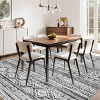 cotiled 6x8 Area Rugs Living Room Rug: Washable Boho Rugs - Image 5