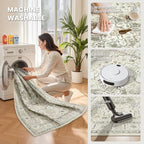 zesthome Area Rug 8x10, Ultra-Thin Washable Rugs - Image 5