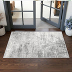 Washable 2x4 Entryway Area Rugs: Non-Slip Abstract Water Resistant Kitchen Rug by HYHAOYUNLAI