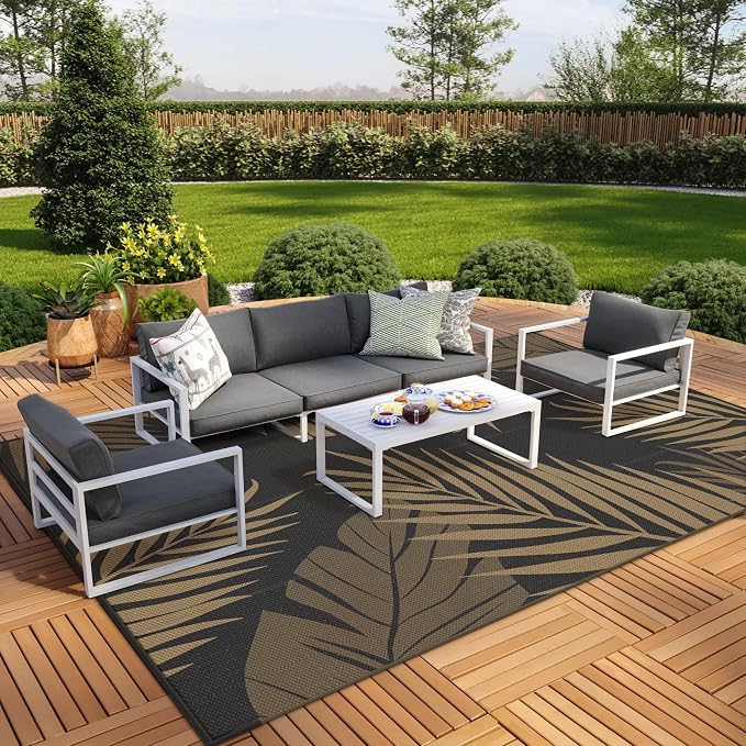 GENIMO Outdoor Rug 9' x 18' Waterproof - Image 4