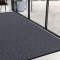 Commercial Door Mat 4'x10' Grey, Heavy Duty Industrial Floor Mat by Unknown