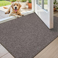 Color&Geometry Ultra Thin Indoor Door Mat 32"x48", Non Slip Rubber Backed Dirt by COLORG