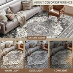 BEIMO Area Rugs 5x7 for Living Room Bedroom, Modern Vintage Boho Machine - Image 7
