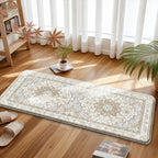 Boho Kitchen Mats for Floor 2 Piece Set Anti Fatigue Cushioned PVC Kitchen Rugs - Image 7