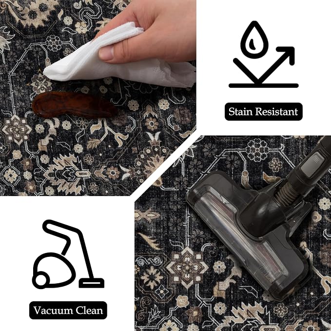 Ruaruarug Washable Area Rug 8x10 - Image 7