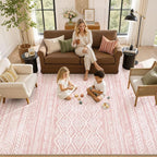 Nakagishi Area Rug Living Room Rugs: 5x7 Large Soft Machine Washable Boho - Image 8
