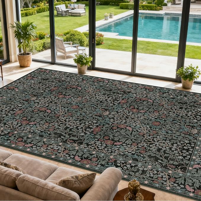 Extra Large 10x14 Area Rug for Living Room, Washable Rugs for Dining Room - Image 4