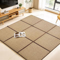 71'' x 71'' Large Japanese Tatami Mat, 0.47'' Thickness Foldable Rattan by Unknown