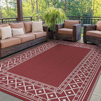 GENIMO Outdoor Rug Waterproof 6'x9' by GENIMO