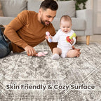 Vintage Living Room Area Rug 6x9 - Image 3