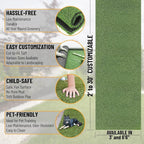 Ottomanson Artificial Turf Golf Hitting Mat 3' x 6' Indoor/Outdoor Waterproof - Image 2