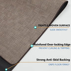 Chair Mat for Hardwood Floor, 50x63 Desk Computer Chair Mat for Hard Wood & - Image 3
