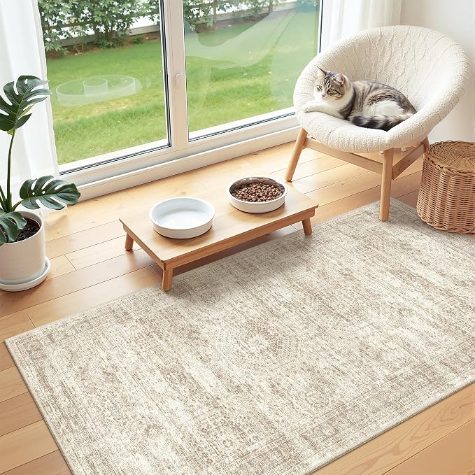 2x4 Washable Rug Runner for Bathroom, Soft Entryway Rug for Laundry Room - Image 5