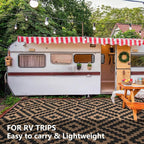 Outdoor Patio Plastic Straw Rug - Image 3