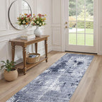 DMOYEST Washable Runner Rug for Hallway: 2x6 Neutral Modern Abstract Low Pile - Image 8