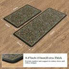 Collive Kitchen Mats for Floor 2PCS, Cushioned Anti Fatigue Rugs Non-Slip - Image 2