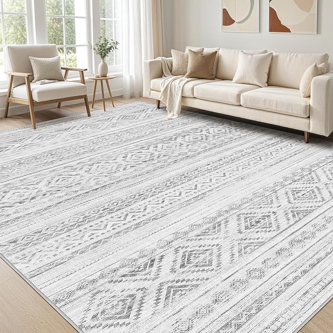 cotiled 5x8 Area Rugs Living Room Rug: Washable Boho Rugs by COTILED