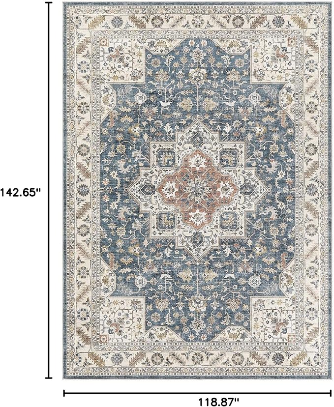 Vintage Living Room Area Rug 10x12 - Image 2