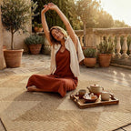 MontVoo-Outdoor Rug Carpet Patio Rug 8x10 Polypropylene Indoor Outdoor Rugs - Image 8